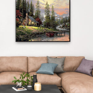Landscape Canvas Painting By Numbers Unique Wall Art