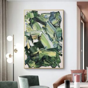 Abstract Texture Painting By Numbers Wall Art On Canvas