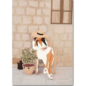 Painting By Numbers Tangerine Modern Simplicity