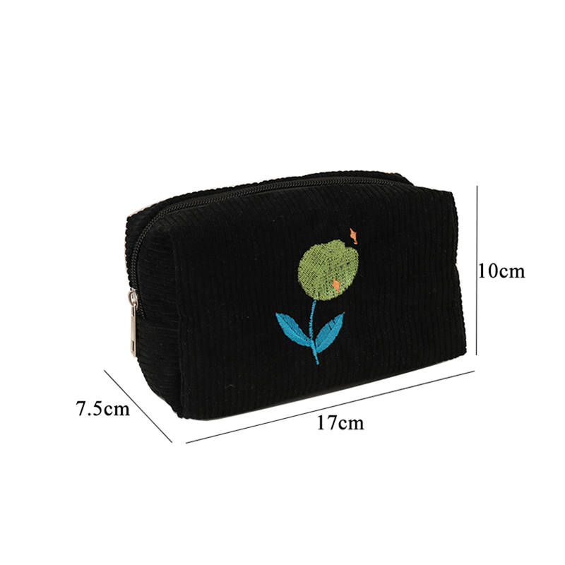 College Style Flowers Pencil Bags - Image 2