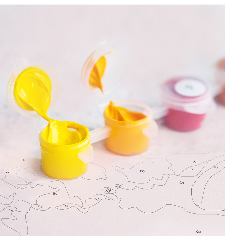 Abstract Picture Painting By Numbers With Frame Large Size - Image 3