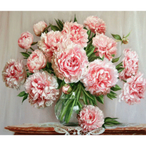 Flowers Canvas Drawing Figure Oil Painting