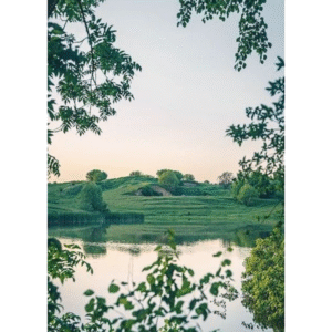 Chenistory Painting By Numbers Kits Diy Gift, Green Hill