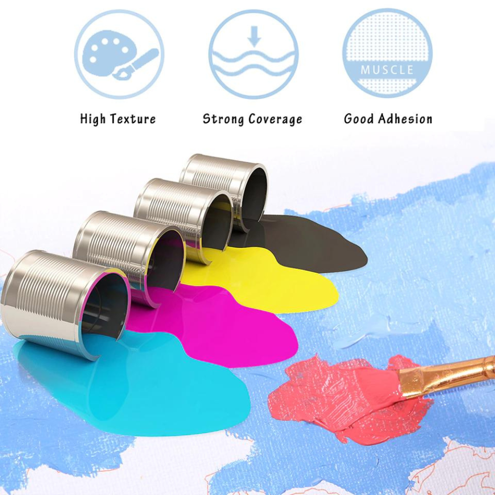 Acrylic Watercolor Paint By Number, Boat - Image 4