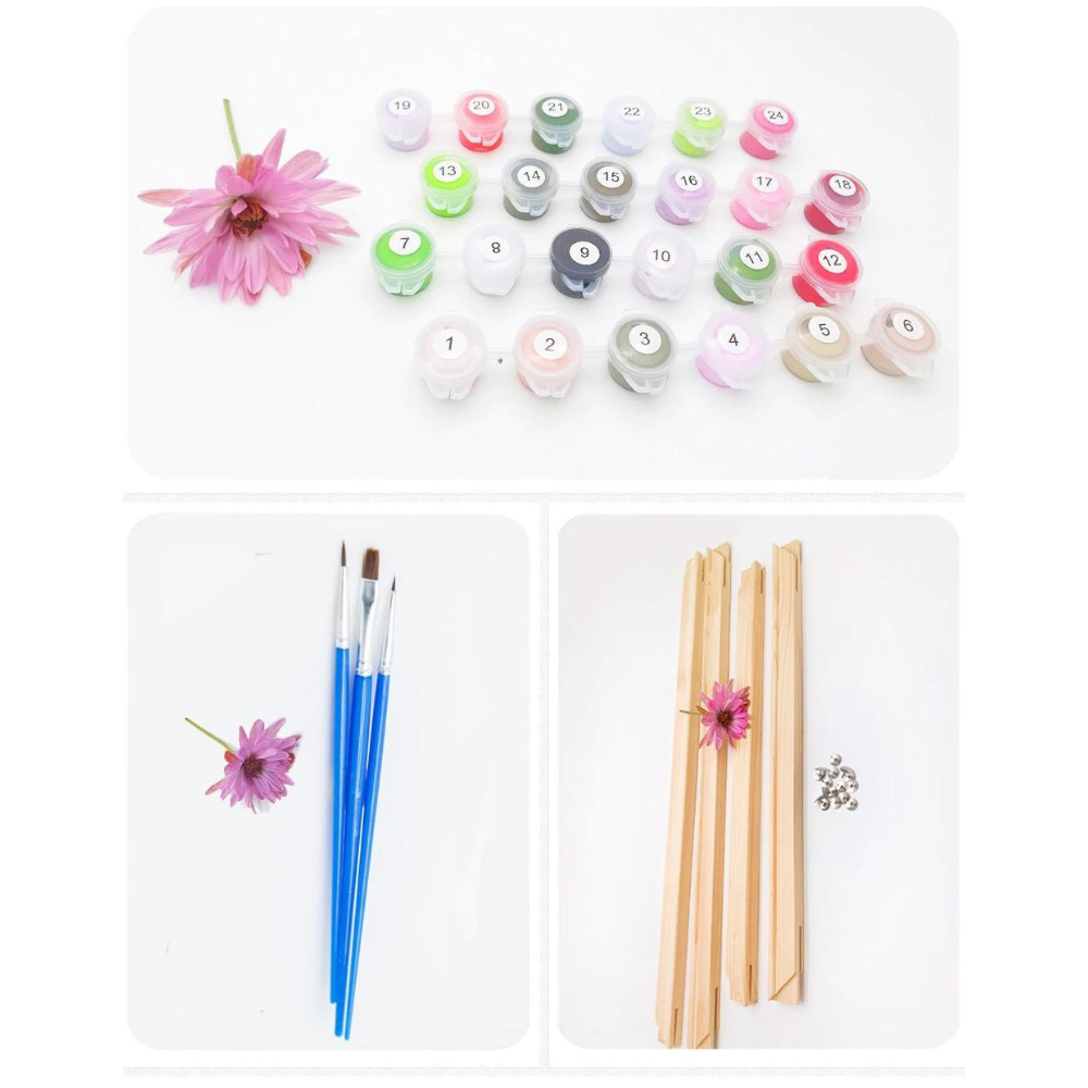 Acrylic Watercolor Paint By Number, Boat - Image 3